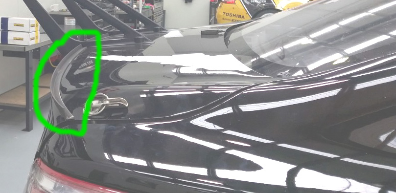 3D Printed gurney flap for Nissan Motorsports