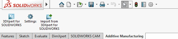 Le plug-in 3DXpert for SOLIDWORKS