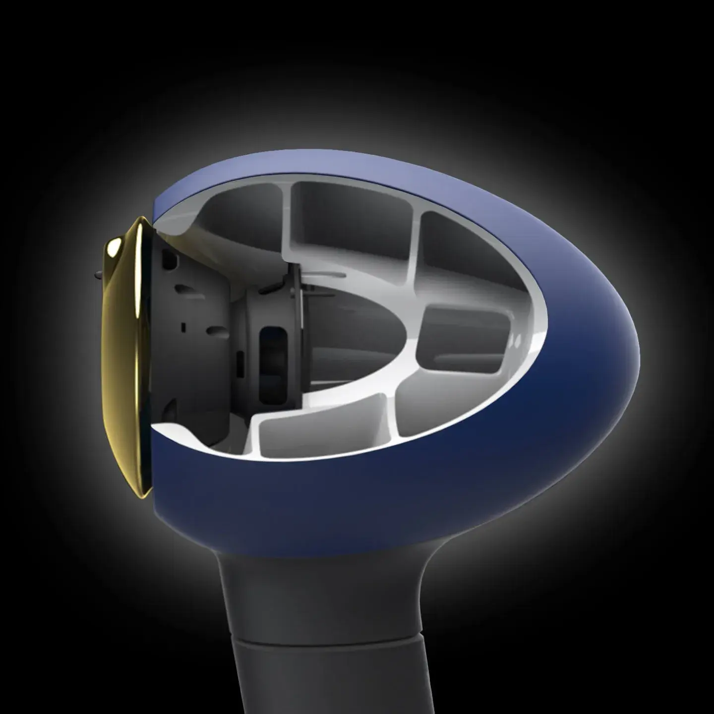 Coupe de la conception intérieure d'HYLIXA