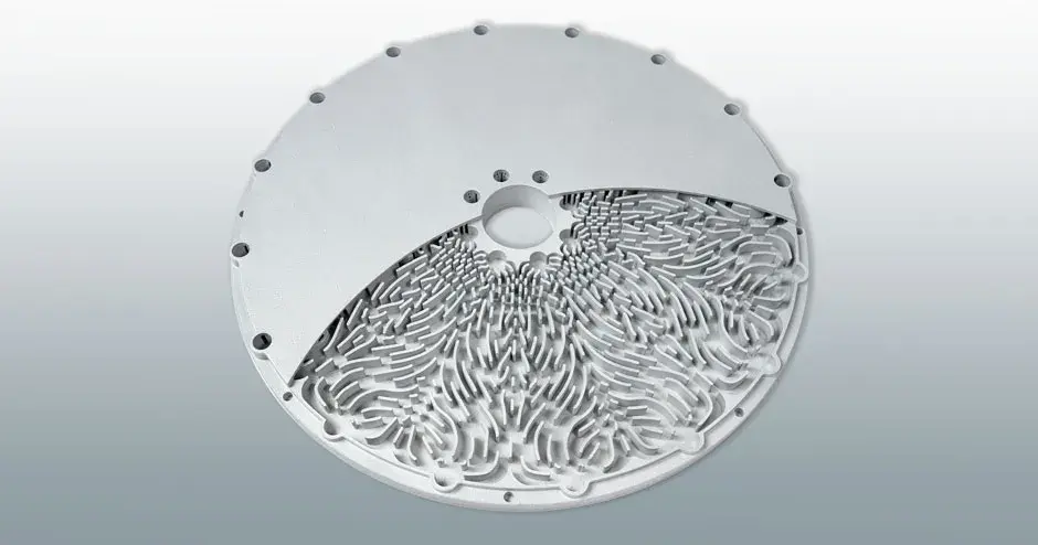 image de gestion thermique d'un dissipateur thermique de wafers de semi-conducteur