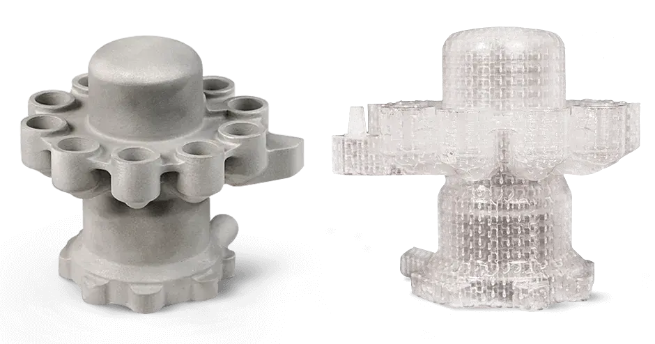 Modèle de moulage et pièce moulée SLA imprimée en 3D