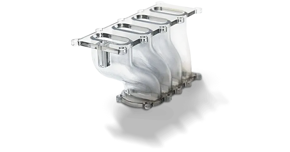 Prototype d'échappement imprimé en 3D SLA VisiJet SL HiTemp