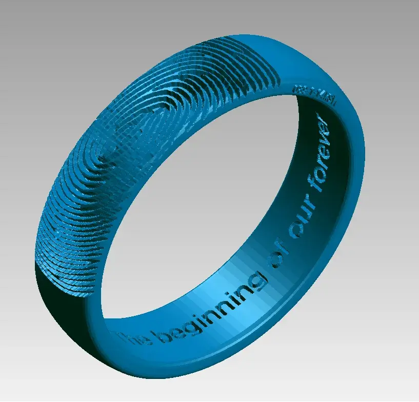 Conception de bagues personnalisées créées en ligne par les clients de Vowsmith