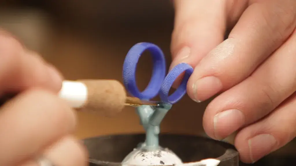 Modèles de fonderie imprimés en 3D créés dans des matériaux MJP Wax