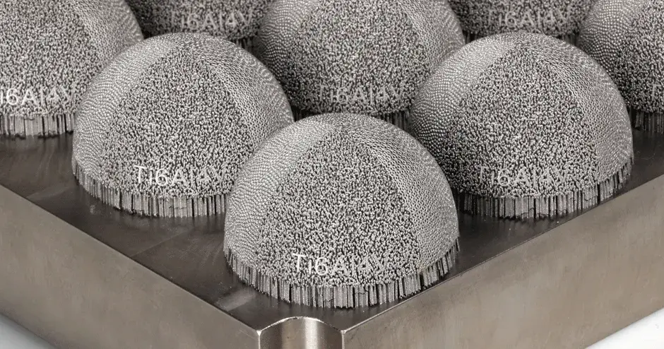 Plaque d'impression de cupule de hanche en titane dmp de santé de 3D Systems