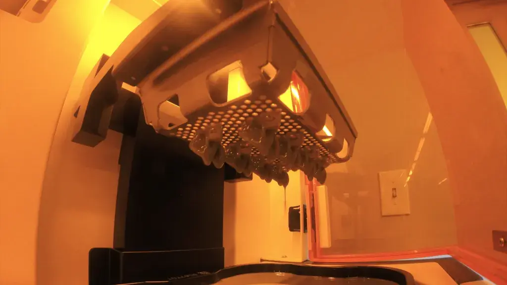 Pièces imprimées en 3D dans la chambre de fabrication Figure 4