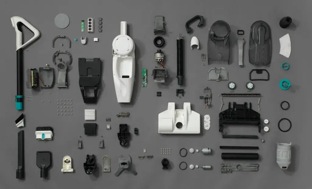 Pièces réalisées pour le prototype de préproduction de Lupe par 3D Systems On Demand