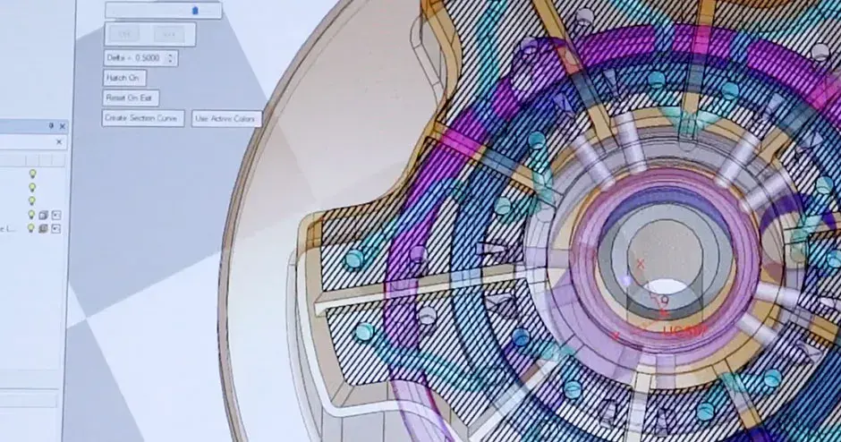 une capture d’écran du logiciel Cimatron de 3D Systems