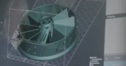 Capture d'écran du moulage de 3D Systems