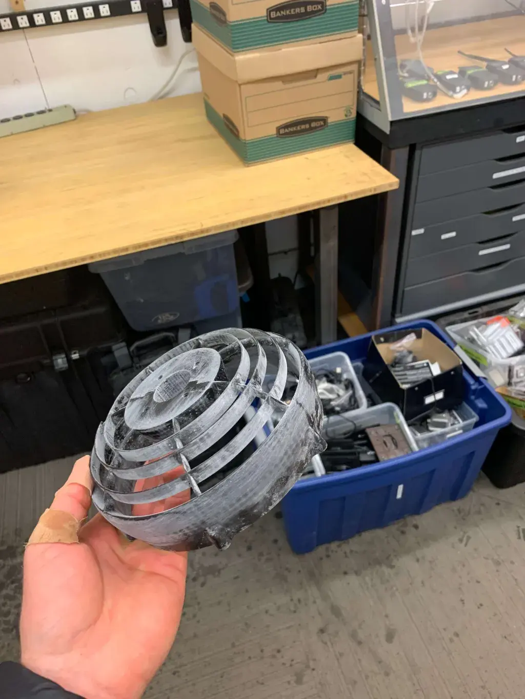 Pièce Figure 4 pour tests dans l'eau produite chez KAI Concepts