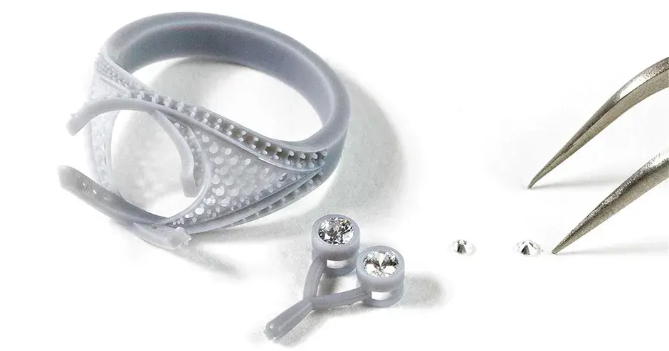 Assortiment de matériaux Figure 4 Jewel Master GRY de bijouterie