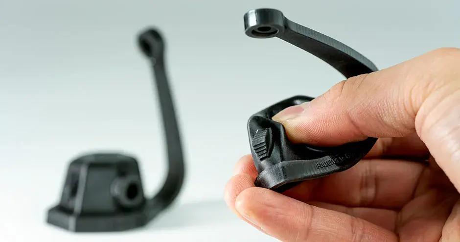 Capuchon en caoutchouc dans matériau Figure 4 RUBBER 65A BLK de 3D Systems