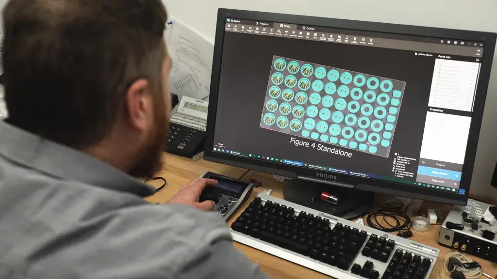 Utilisation du logiciel 3D Sprint pour planifier un cycle de production sur l'imprimante Figure 4 Standalone