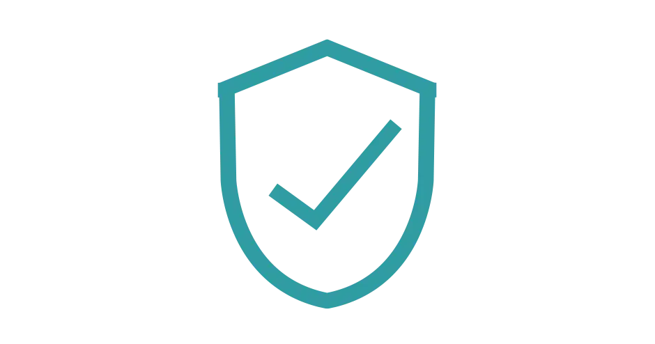 Image montrant une coche à l'intérieur d'un bouclier 