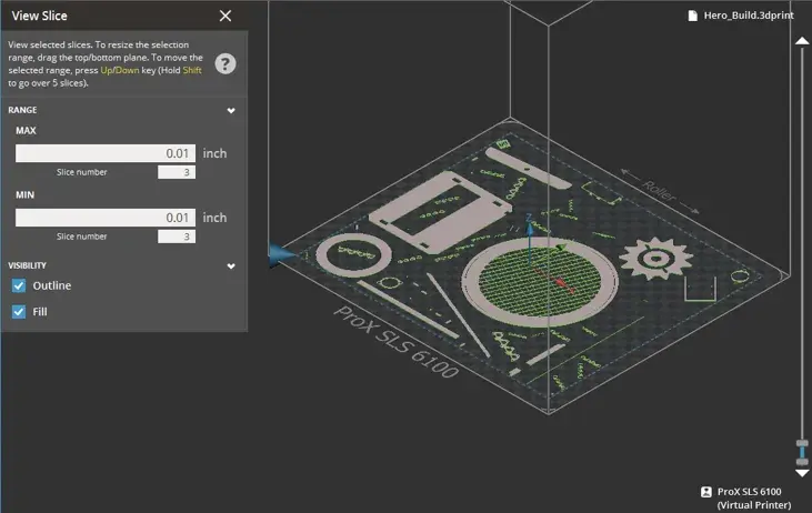 Vue Manipulation des arêtes vives 3D Sprint 5.1