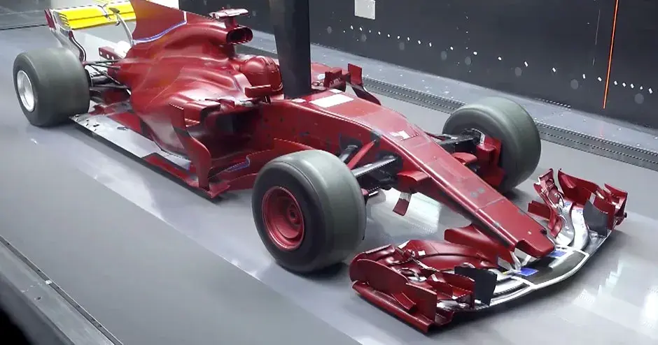 Modèle pour les tests en soufflerie