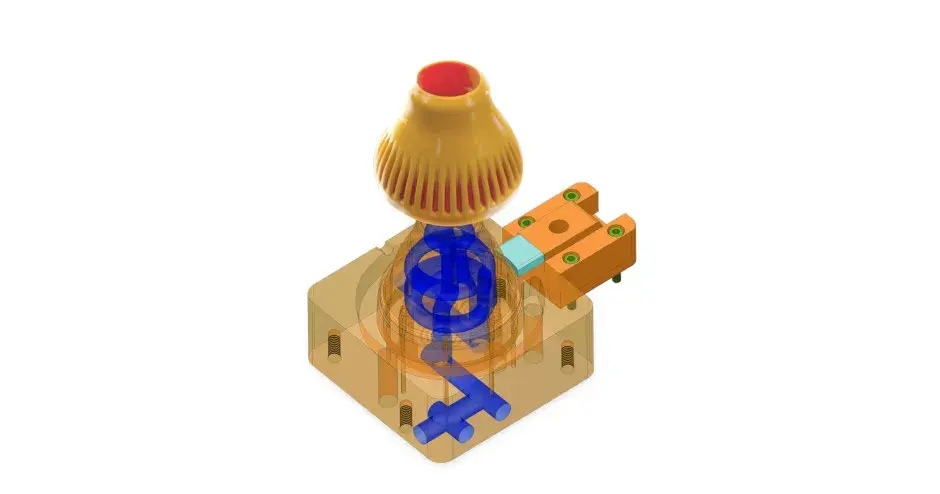 Exemple de canaux de refroidissement conformes avec Bastech