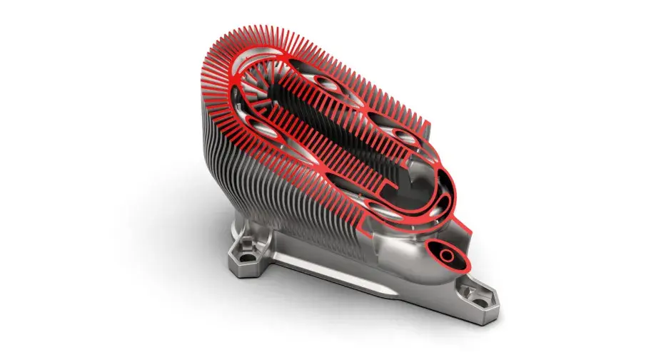 3D Systems DMP Laserform 316L Échangeur de chaleur lamellaire