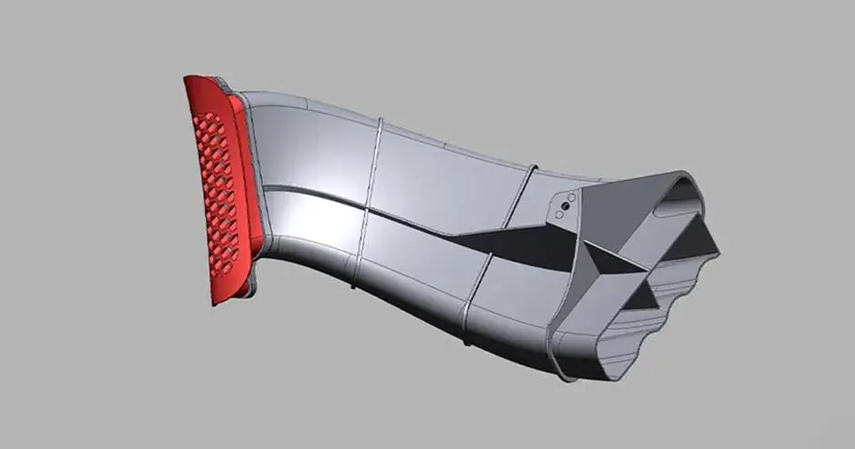 Sports mécaniques - Conduit numérique complexe SLA