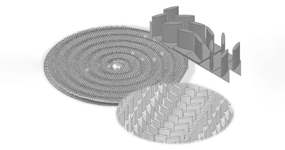 illustration des sections de l'antenne gpl