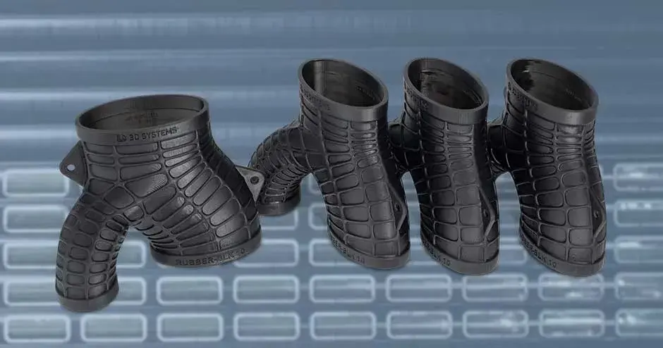 Figure 4 Rubber BLK10 Adaptateur de collecteur en Y avec intérieur de garage bkgd