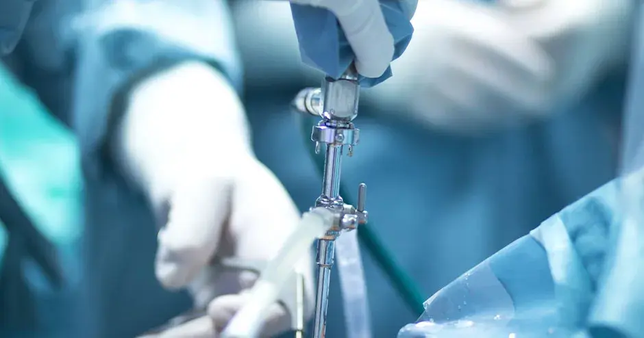 a doctor performing surgery