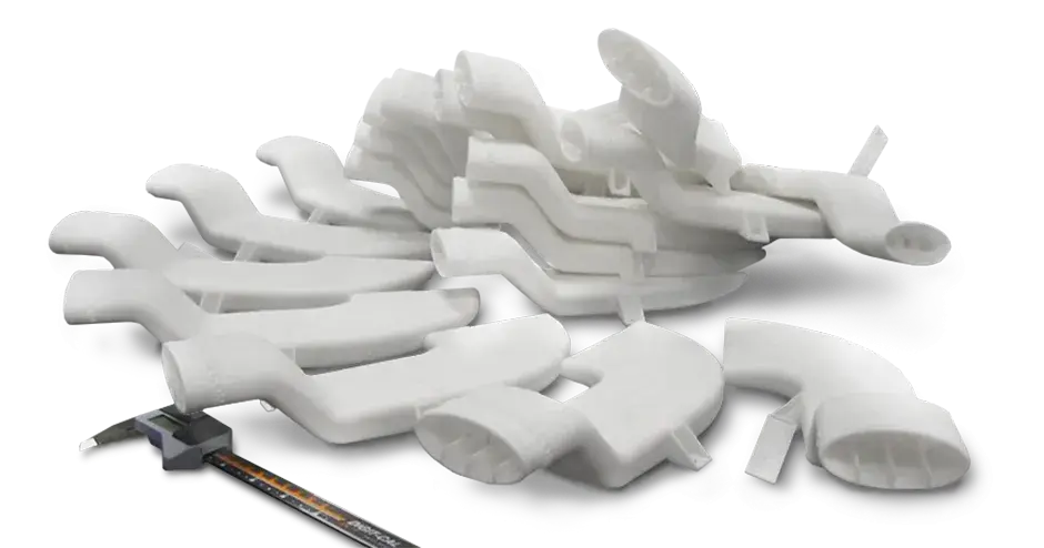 Conduits imprimés en 3D fabriqués à partir de Duraform PA SLS