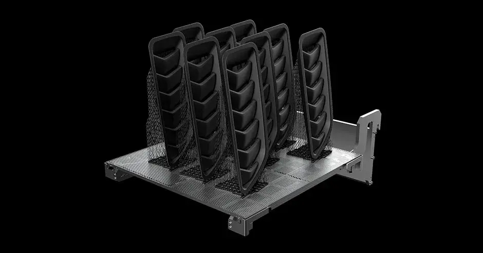 Grandes pièces imprimées en 3D sur l'imprimante SLA 750