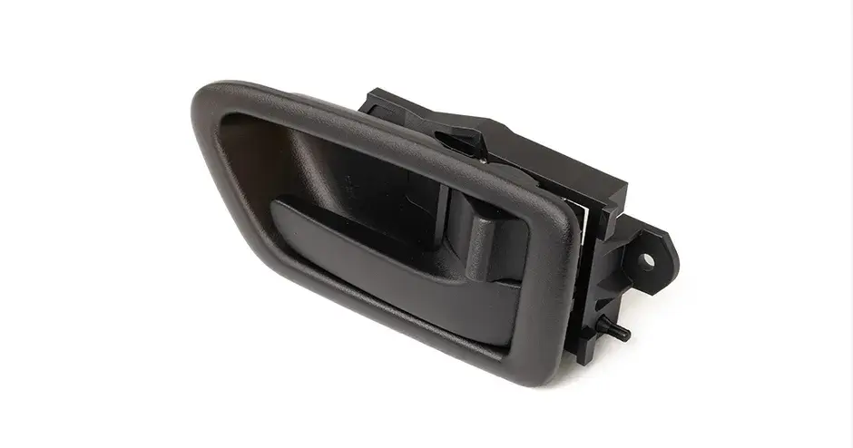 Poignée de porte composée d'un panneau, d'un couvercle, d'un support, d'une poignée et d'un interrupteur imprimés en 3D pour la production de pont.