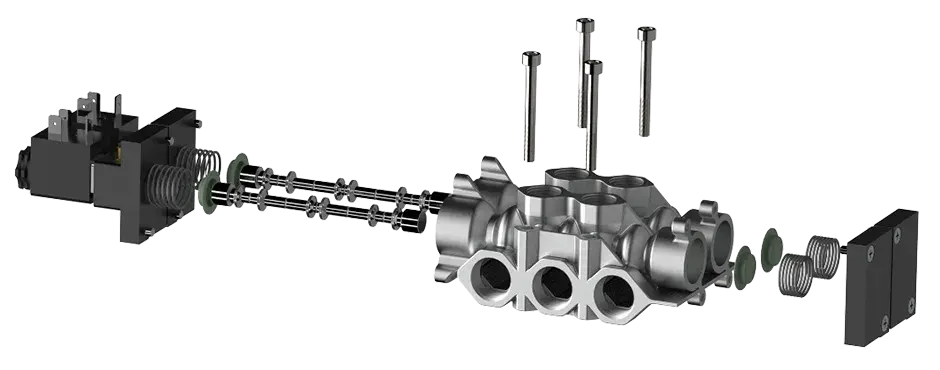 Assemblage d'électrovanne - Optimisé