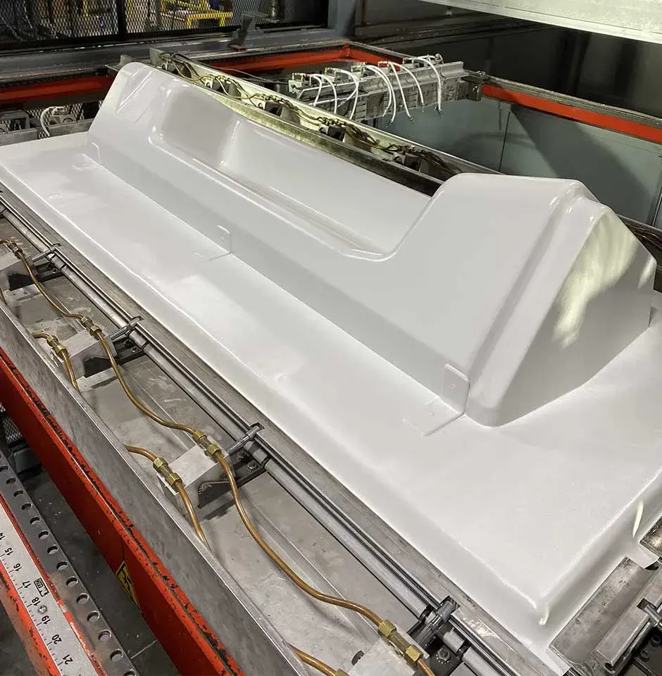 titan 3d systems gros plan sur le moule thermoformé par le client duo form