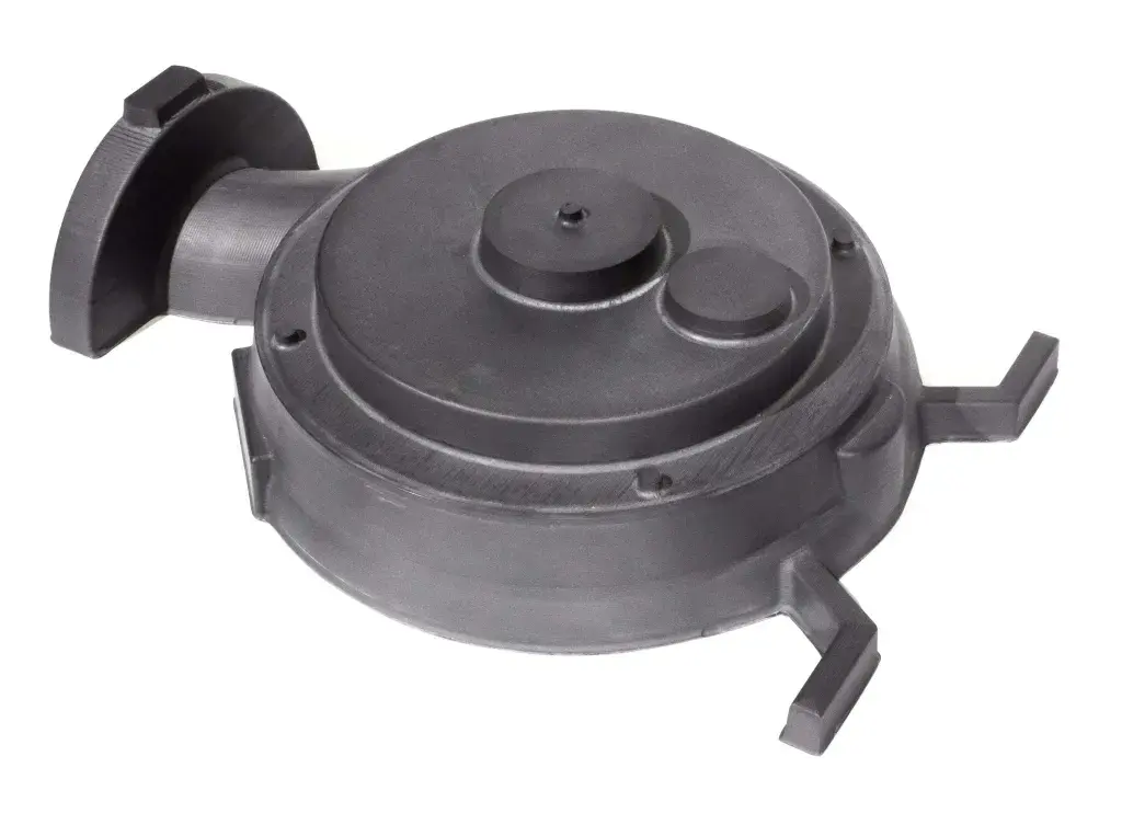 Modèle de pompe imprimé en 3D par extrusion de granulés et usiné sur l'imprimante 3D Titan Atlas-HS de 3D Systems