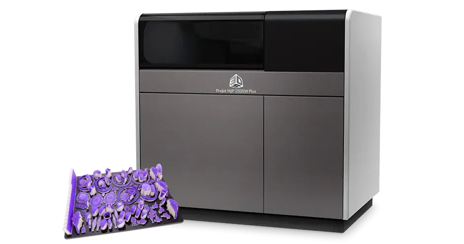 Page d'accueil de la Projet MJP 2500W Plus Hero pour bijoux