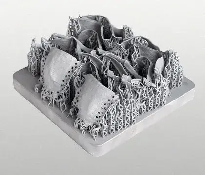 pièces de dentisterie en métal imprimées en 3d