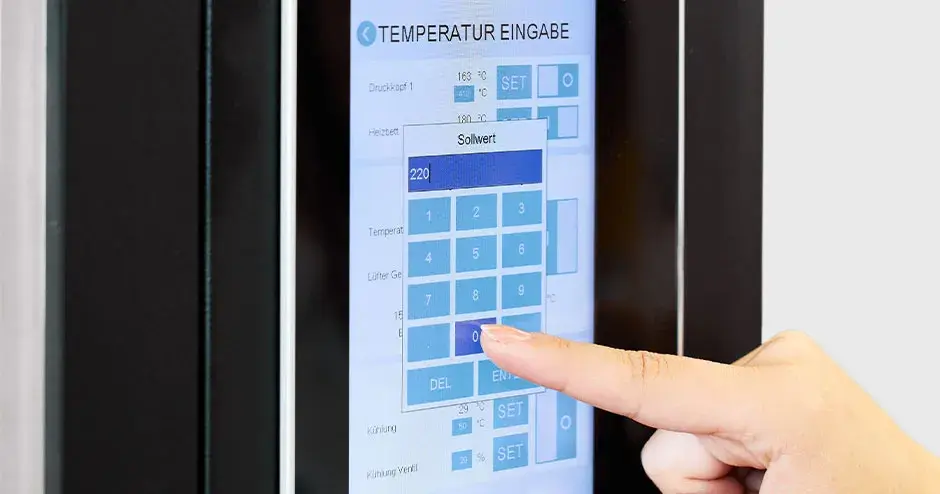 Interface de l'imprimante EXT MED 220