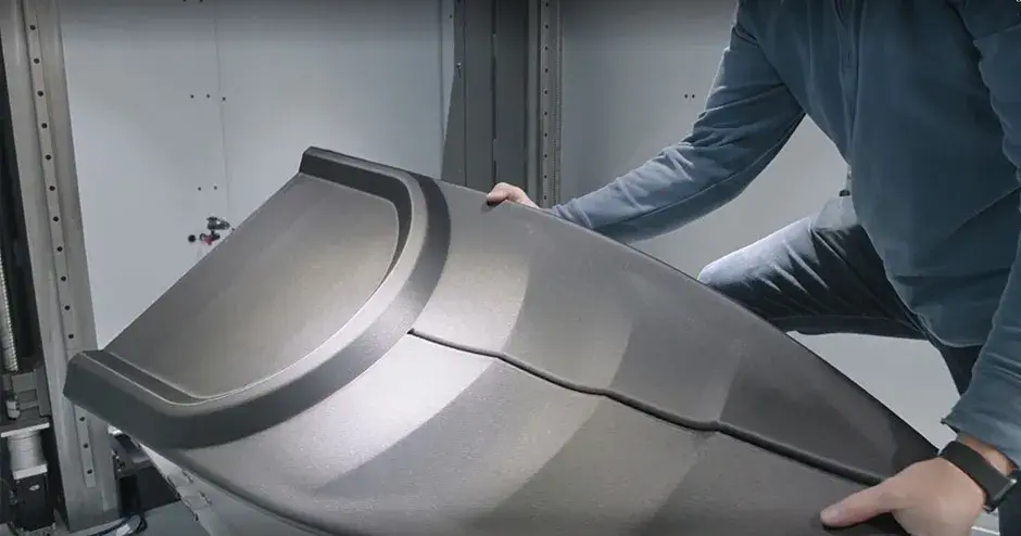 Pièce finie imprimée en 3D par extrusion