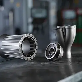 Un assortiment de pièces imprimées en 3D