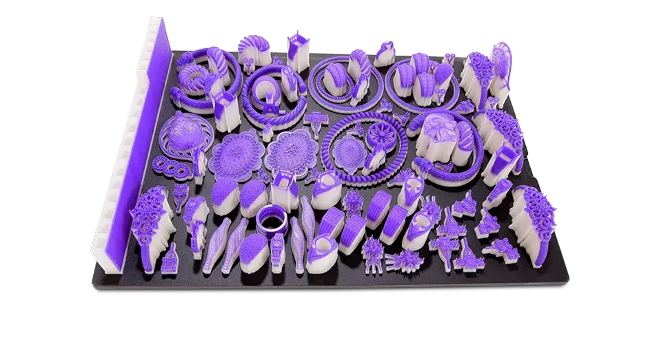 Plateau de pièces de moulage pour la bijouterie