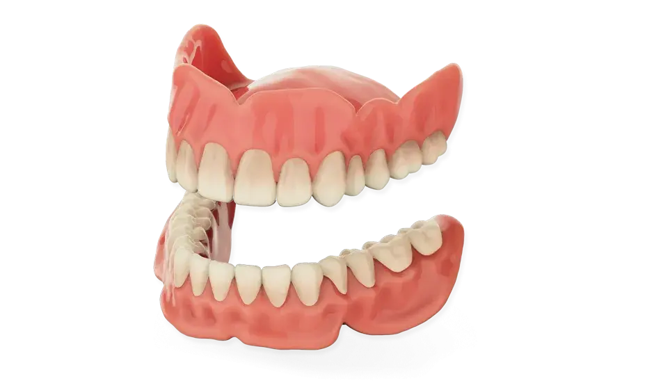 Prothèses avec dents polies imprimées par dépôts par jets