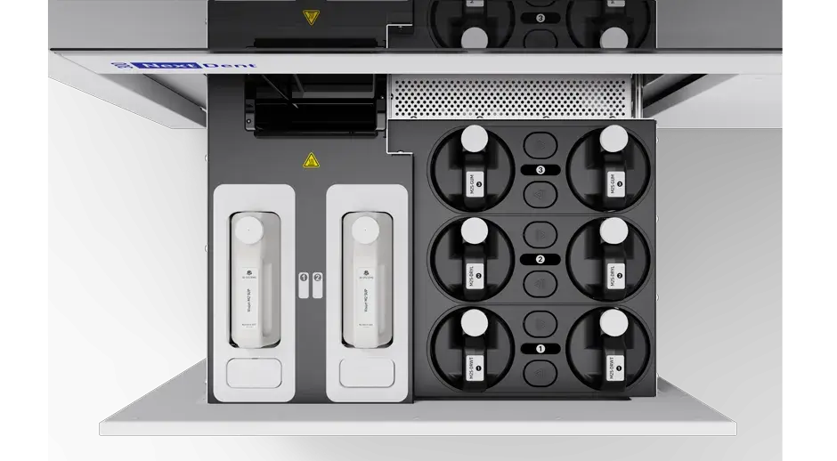 NextDent 300 - Porte d'accès aux matériaux de l'imprimante 3D