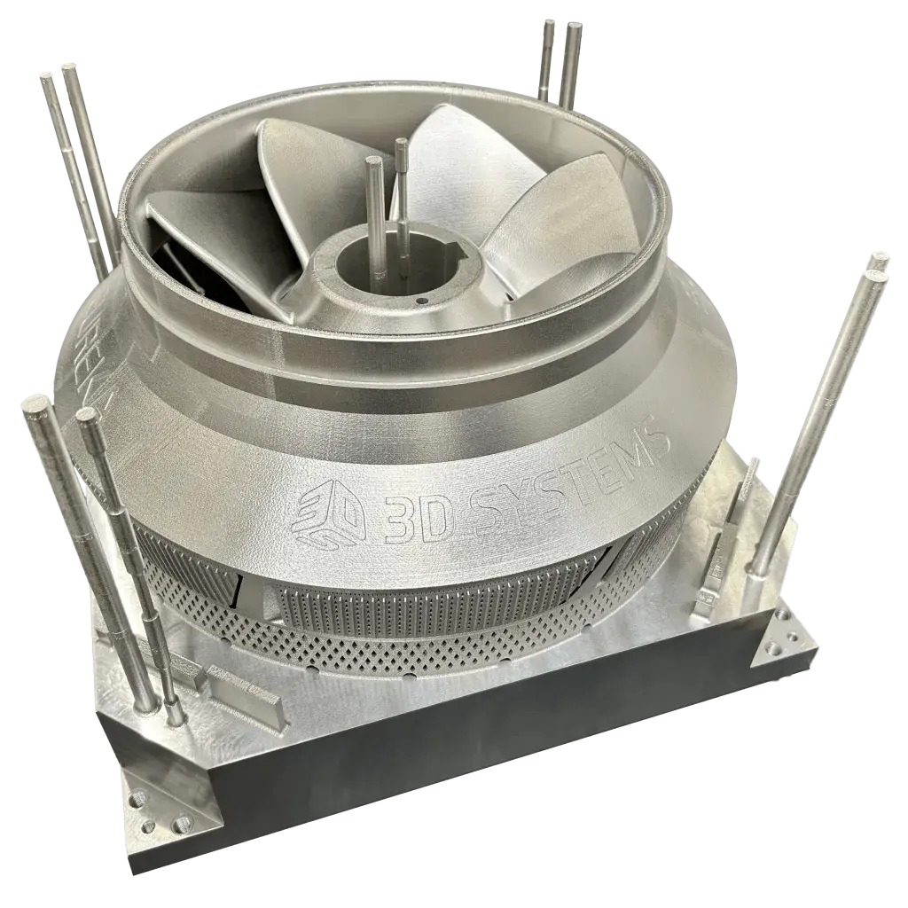 DMP 500 Build on Plate