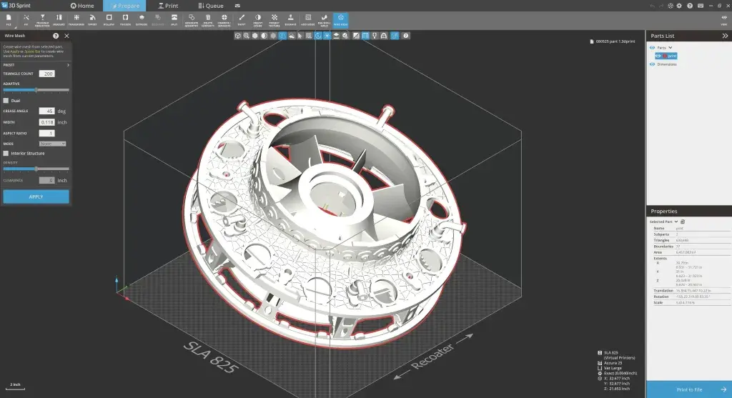 Handle very large file with very high detail features, complex geometries with tight tolerances