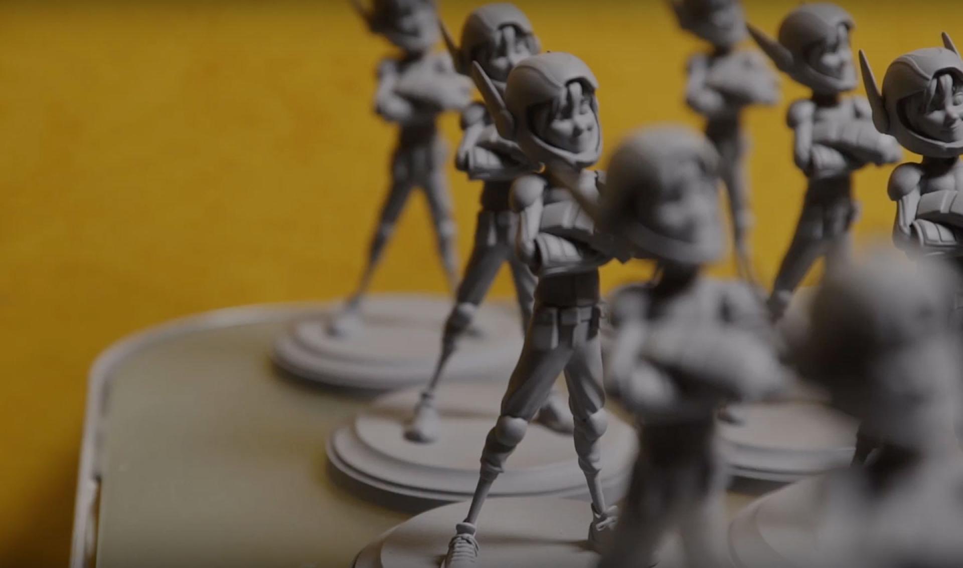 Numérisation 3D et fabrication de figurines de jeu pour FX