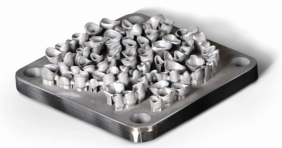 Plate-forme dentaire en Cobalt-Chrome de 3D Systems
