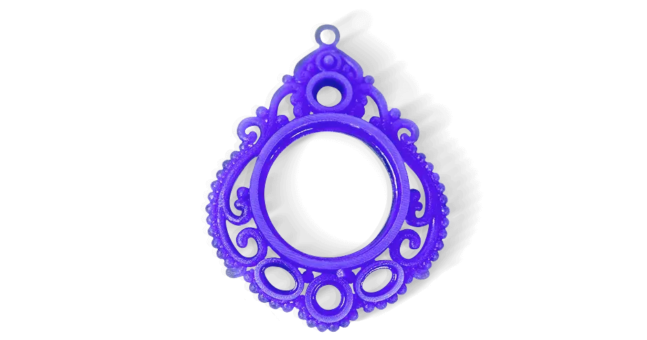 Pendentif en VisiJet M3 Cast de 3D Systems