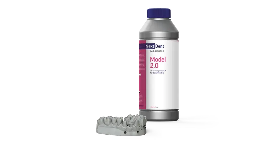 Modèle Nexdent 2.0 de 3D Systems pour applications dentaires
