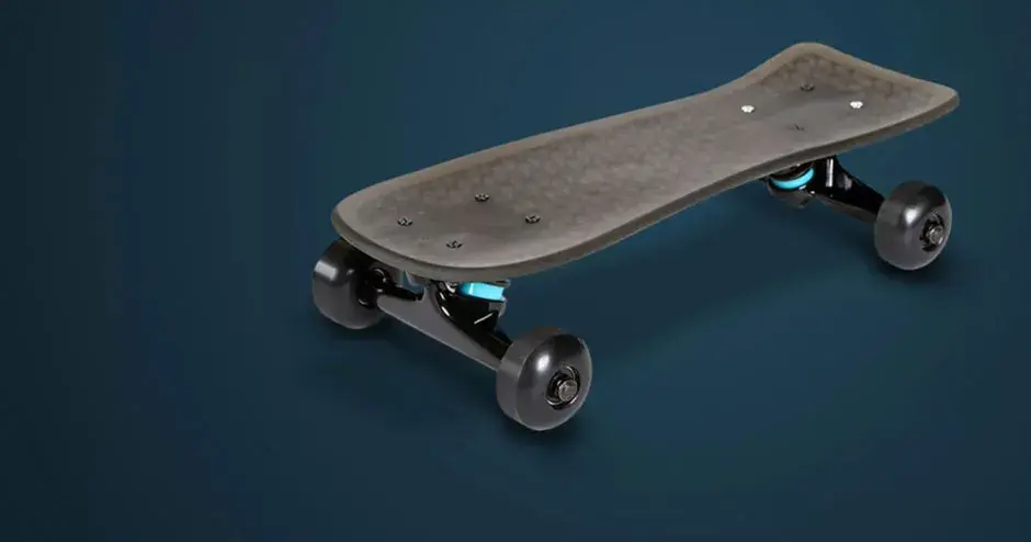 Un skateboard imprimé en 3D fabriqué à partir de la technologie MJP