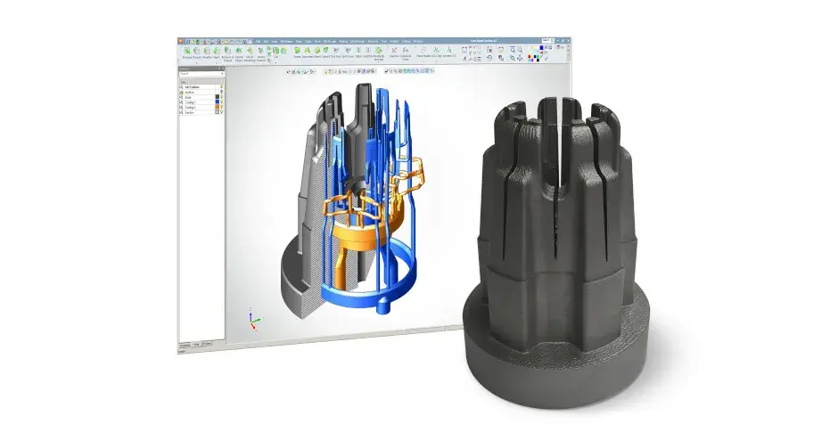 Exemple de refroidissement conforme - Pièce