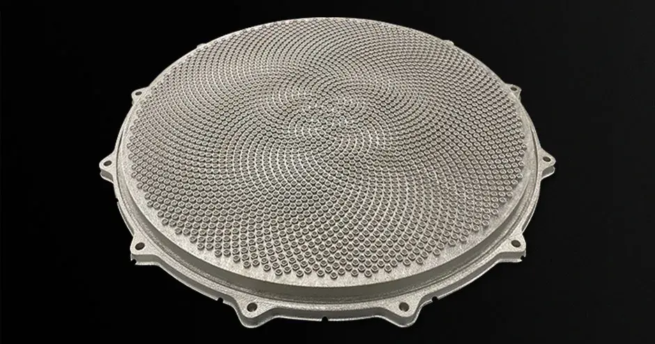 Pommeau de douche pour semi-conducteurs imprimé en 3D