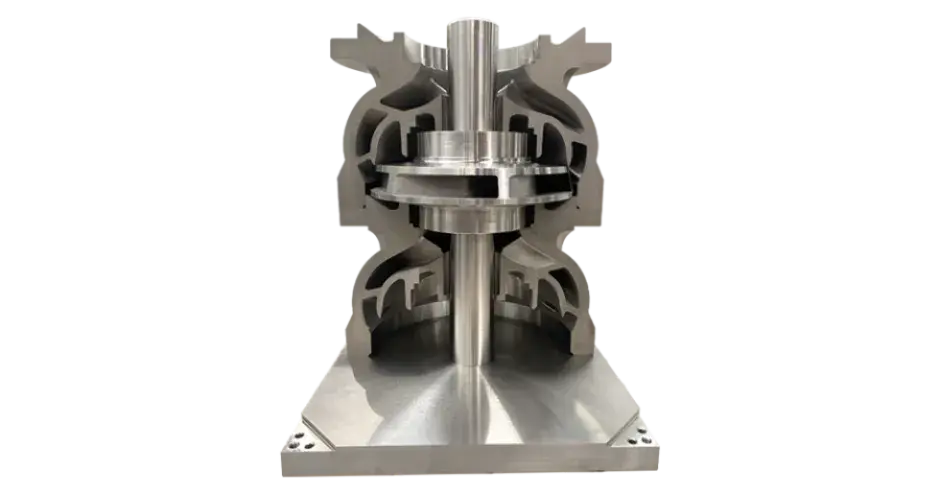 Pump Housing printed via DMP Flex 350 Triple 3D printer 
